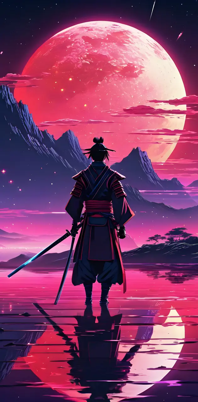 red moon samurai