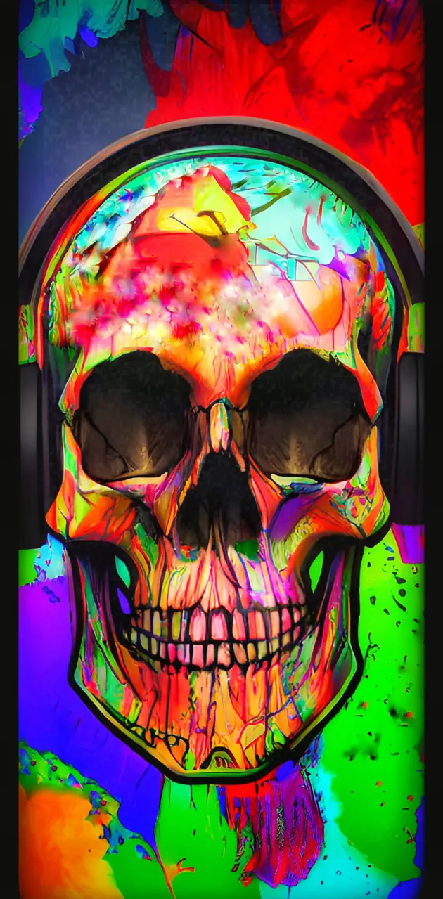 Skull full colored