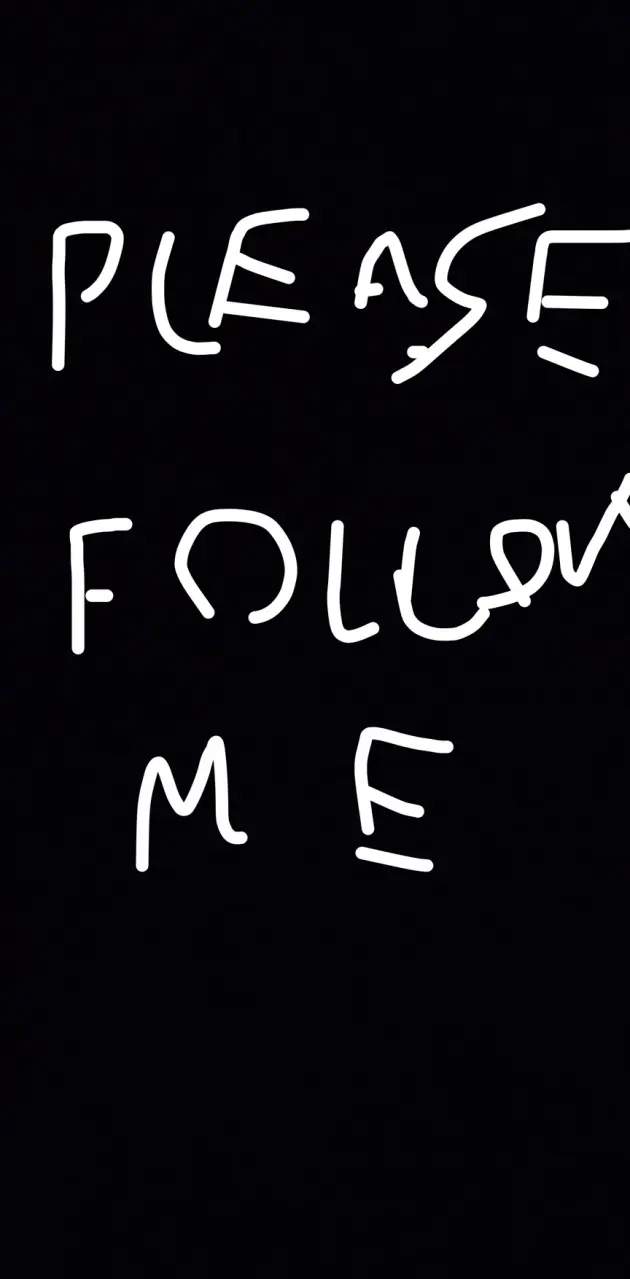 Please follow me 