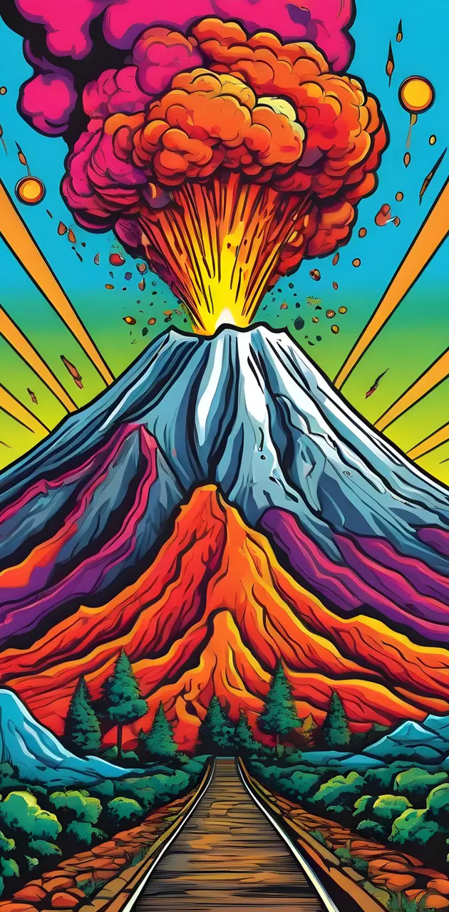 Pop Art Volcano