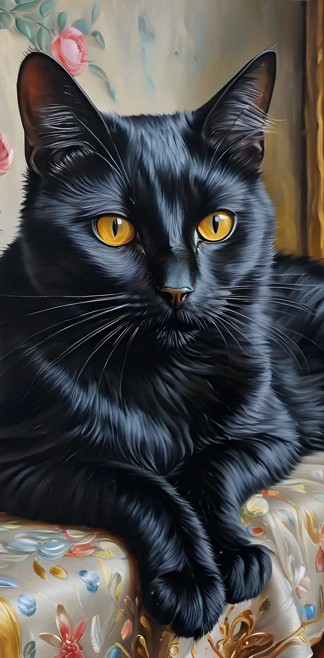 black cat - very loving animals