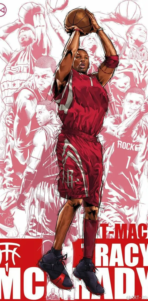 Download NBA Legend Tracy McGrady Wallpaper