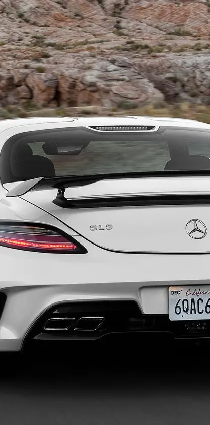 White Mercedes