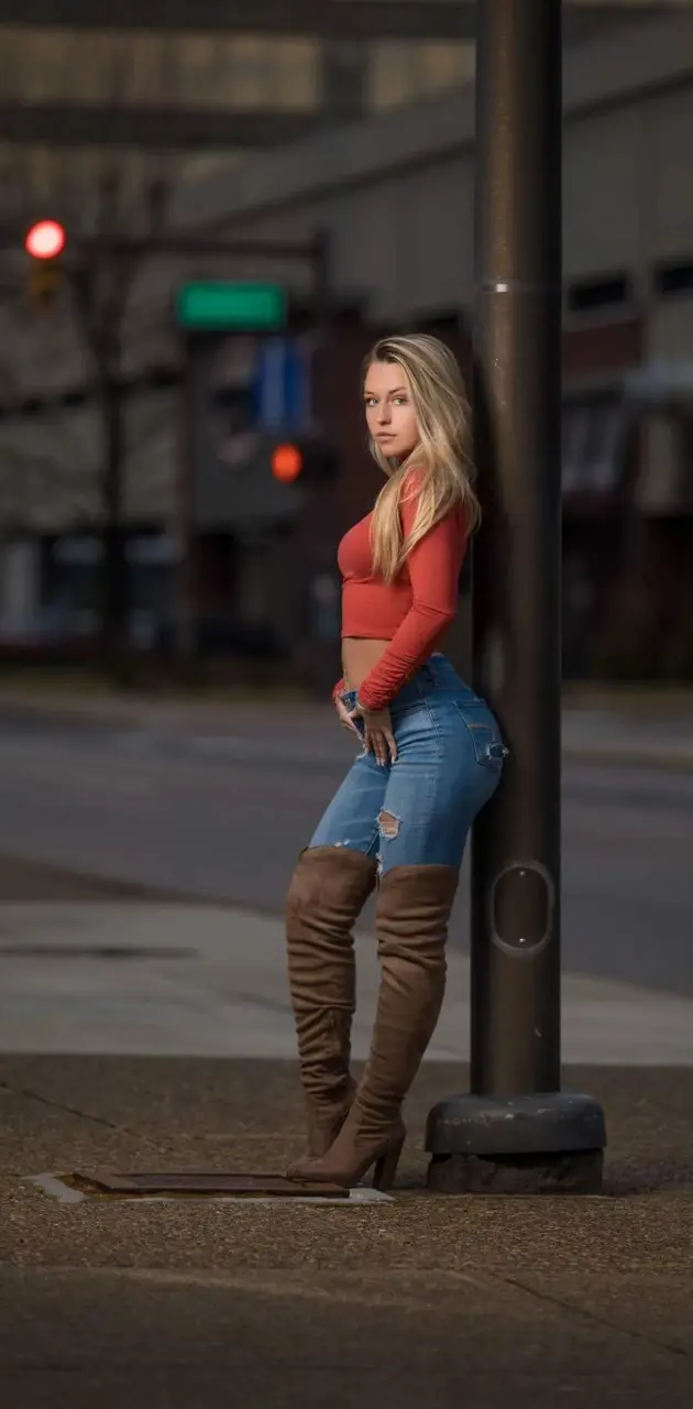 Jeans and boots