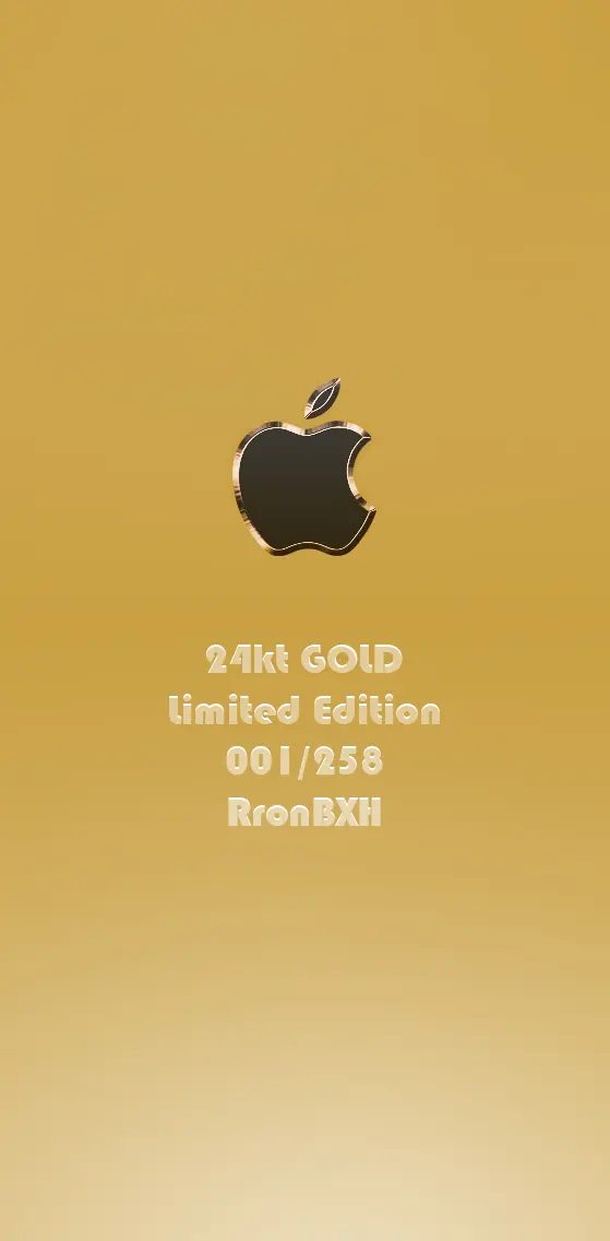 24 karat gold apple