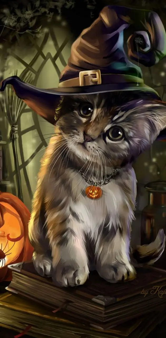 Cute Halloween Kitty
