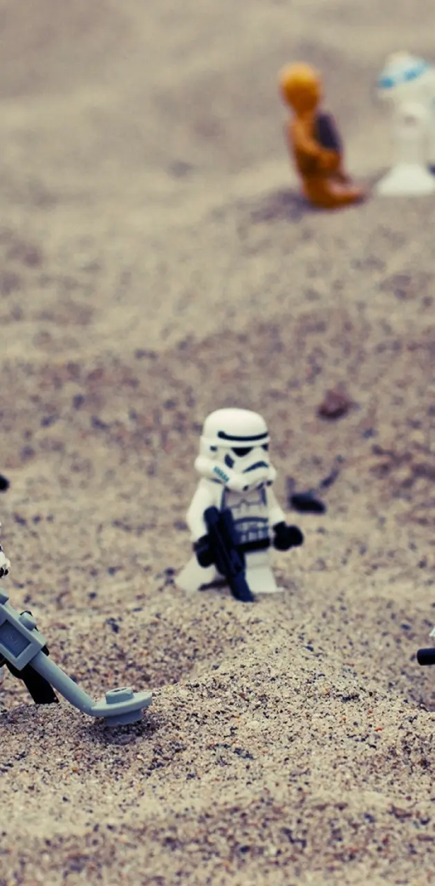 Troopers in the sand