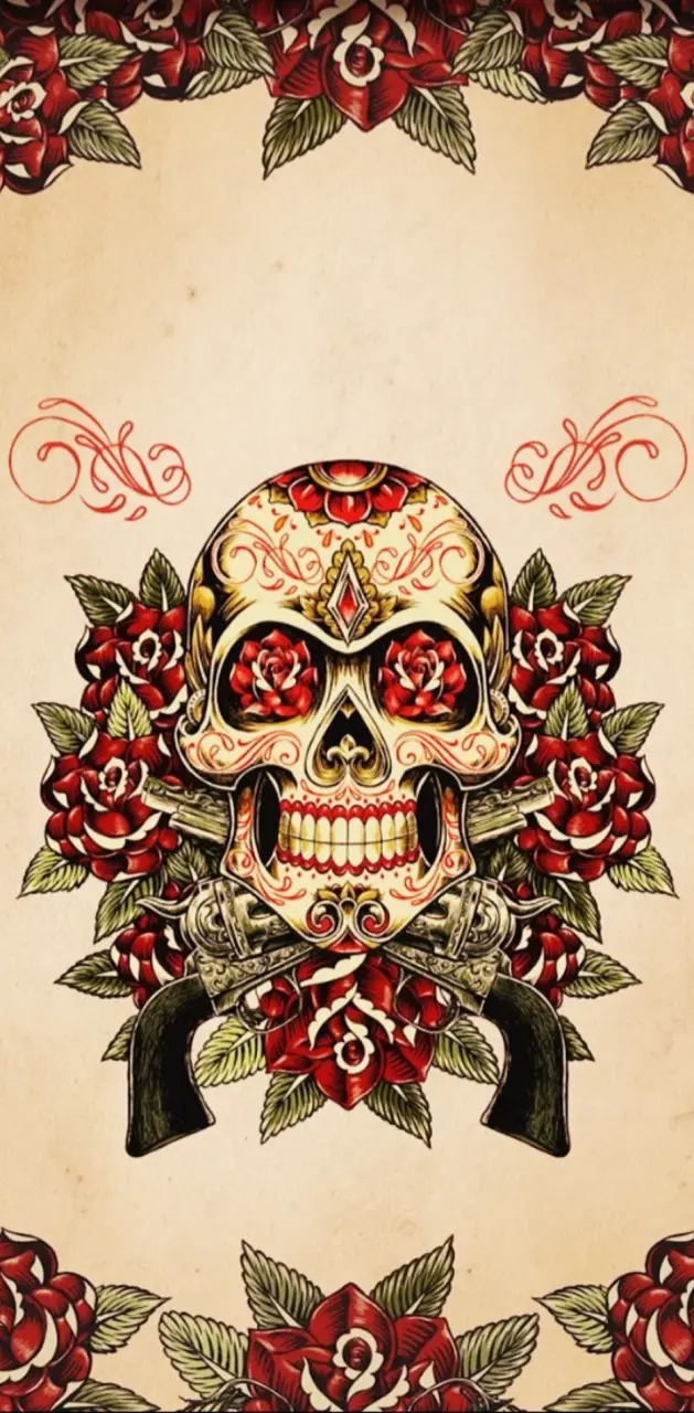 Guns N Roses Skull