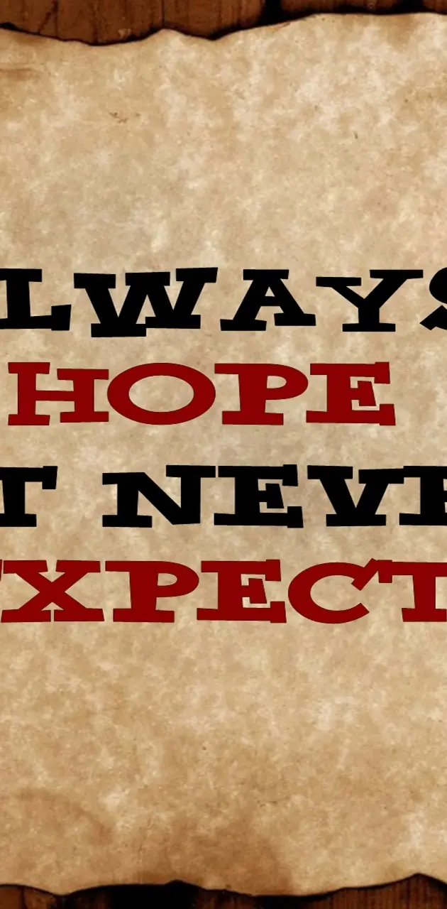 Hope And Expect