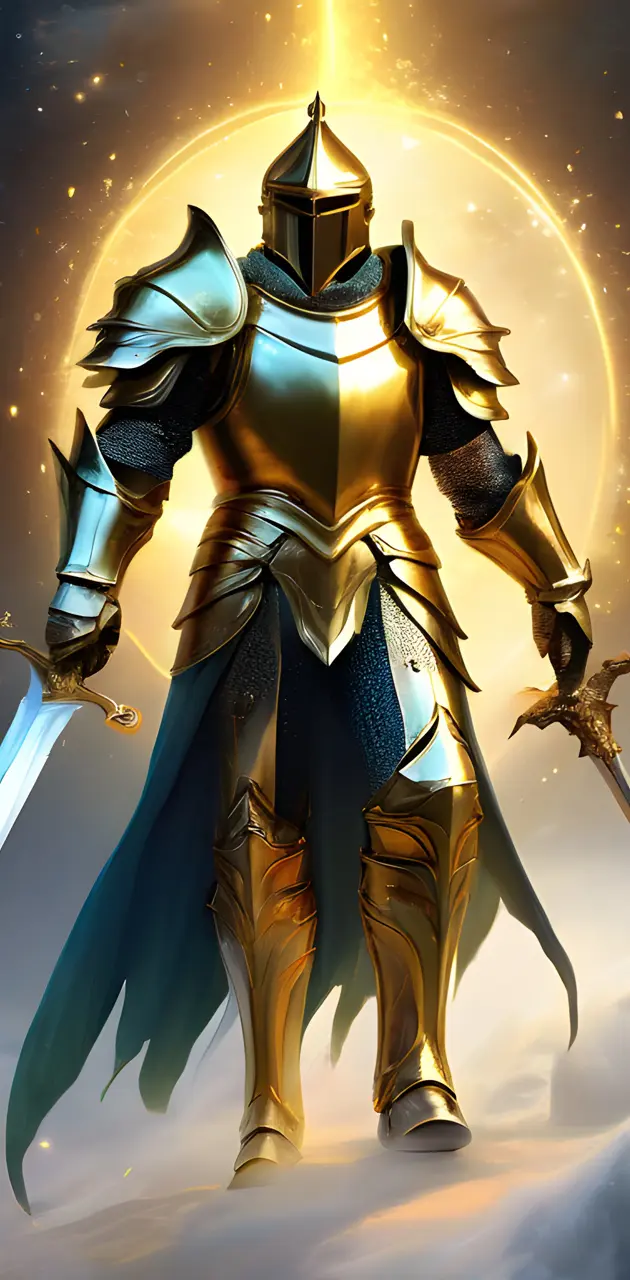 Gold knight king