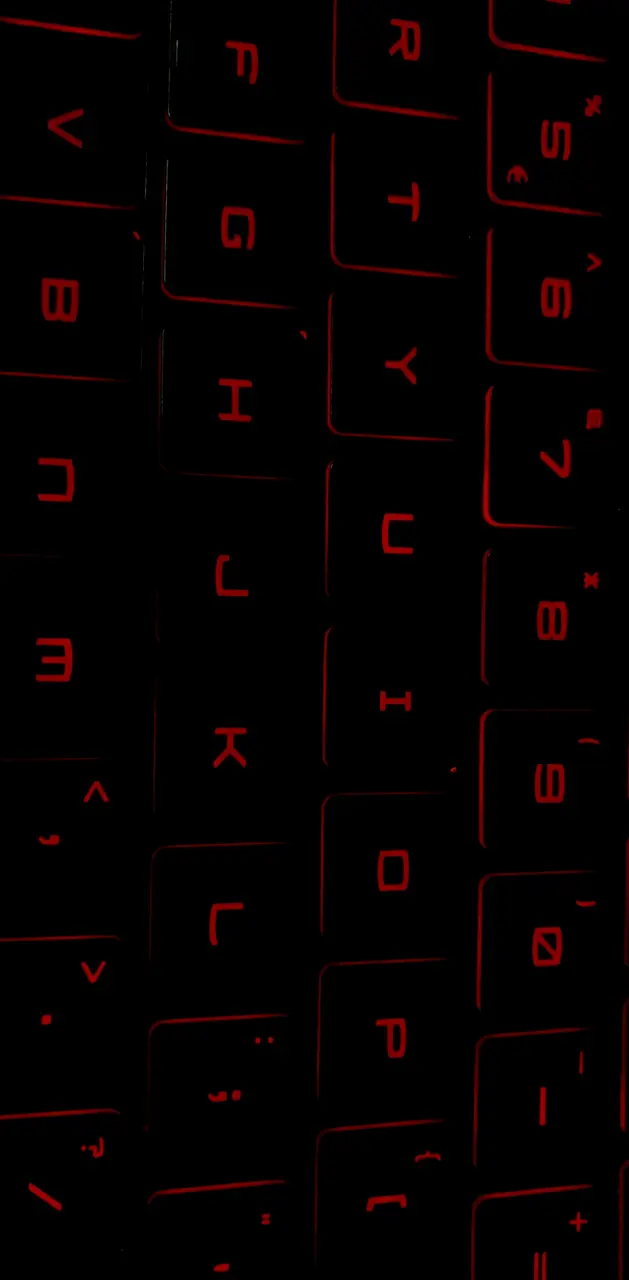 Red keyboard 