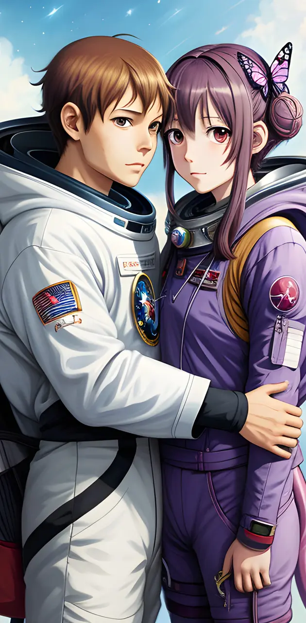 Two astronauts that fell in love