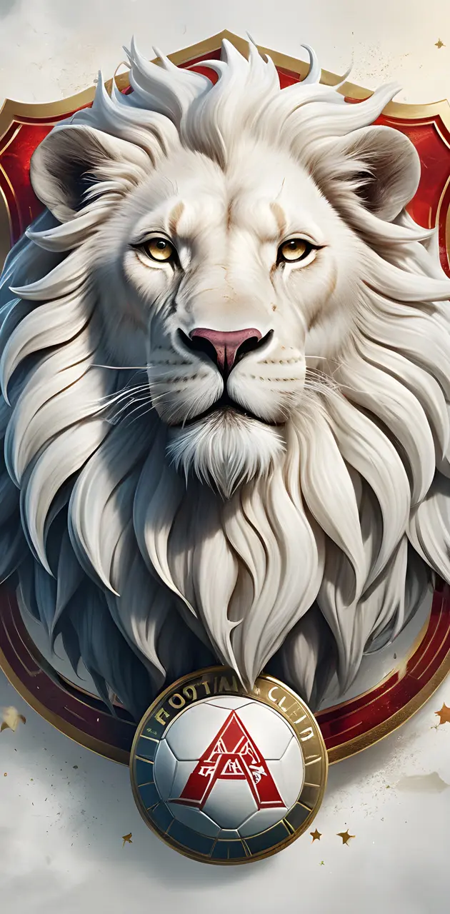 White Lion With Fantasie Ajax Amsterdam Logo