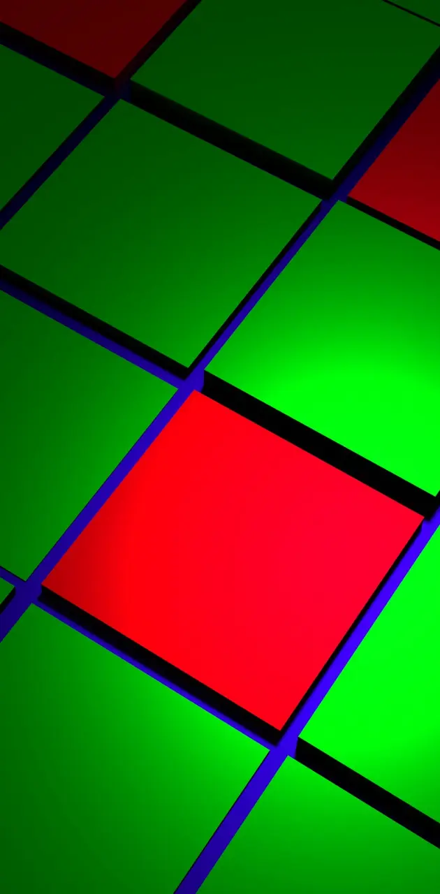 Green Red Cubes