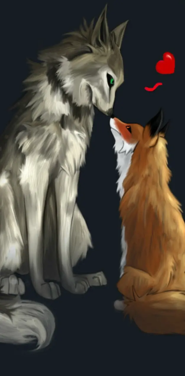 Fox and Wolf Love
