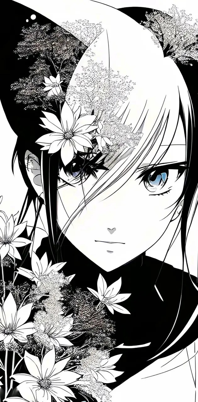 Flower anime design