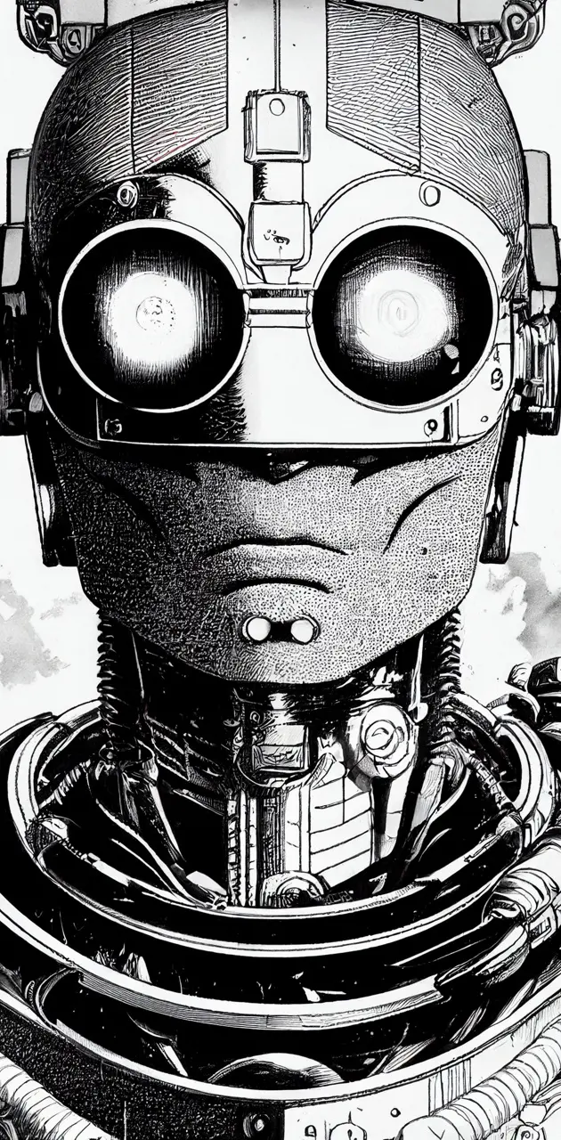 Cyborg Robot Manga