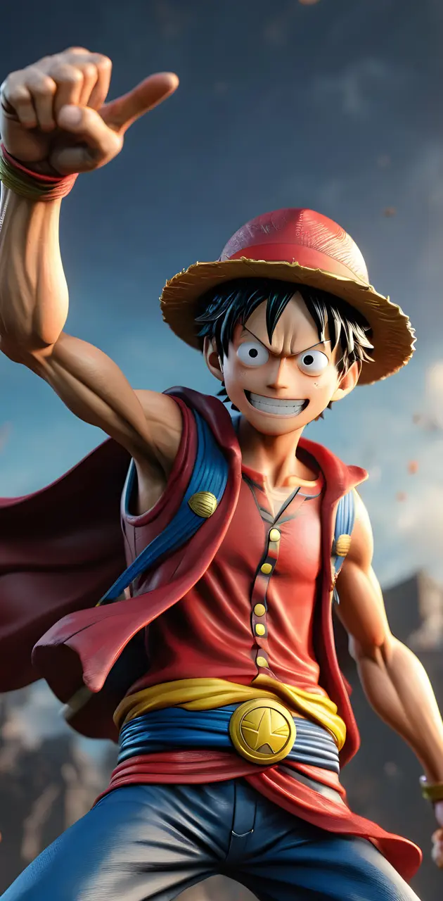 Monkey D Luffy Justice League