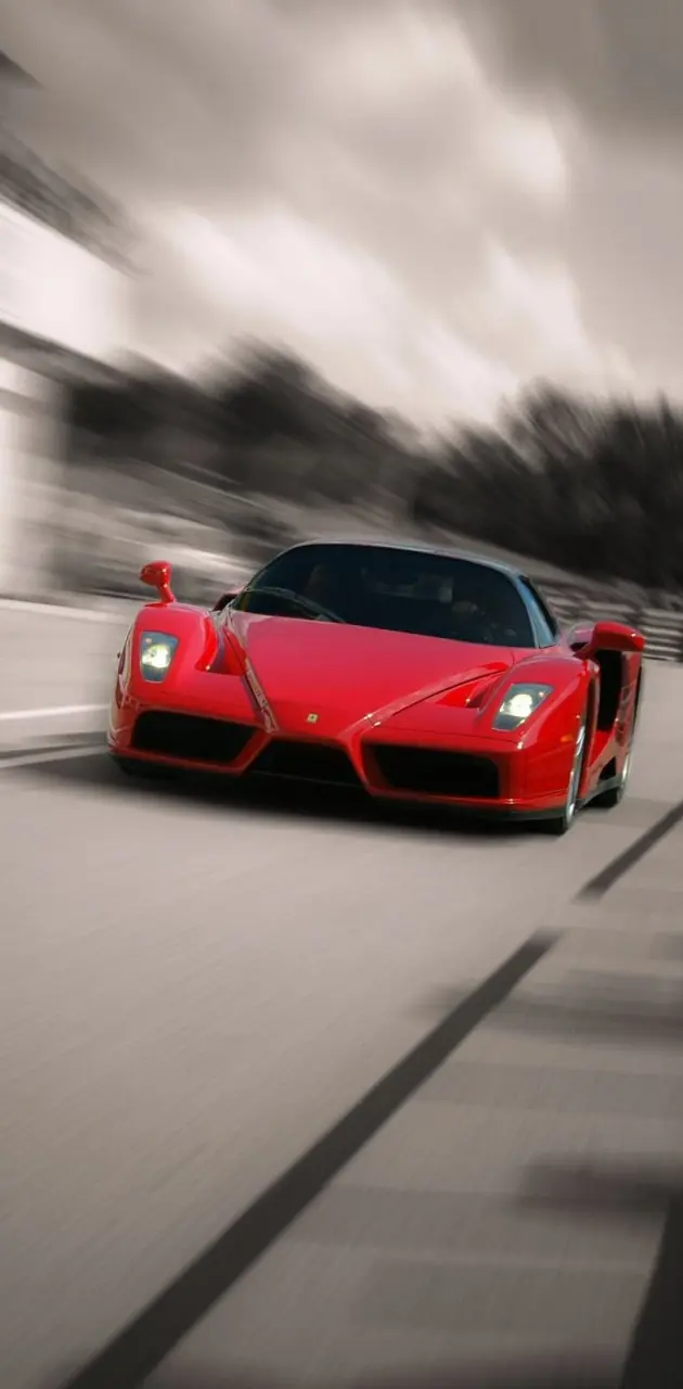 Red Ferrari Ezno