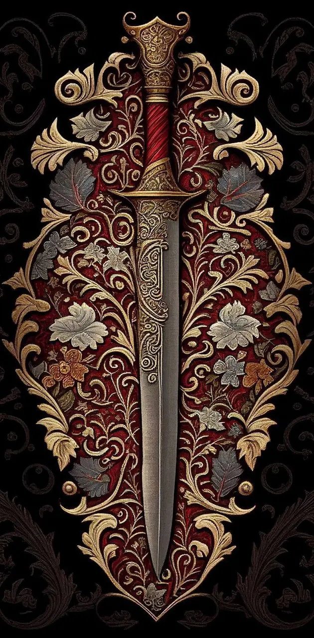 Decorated sword