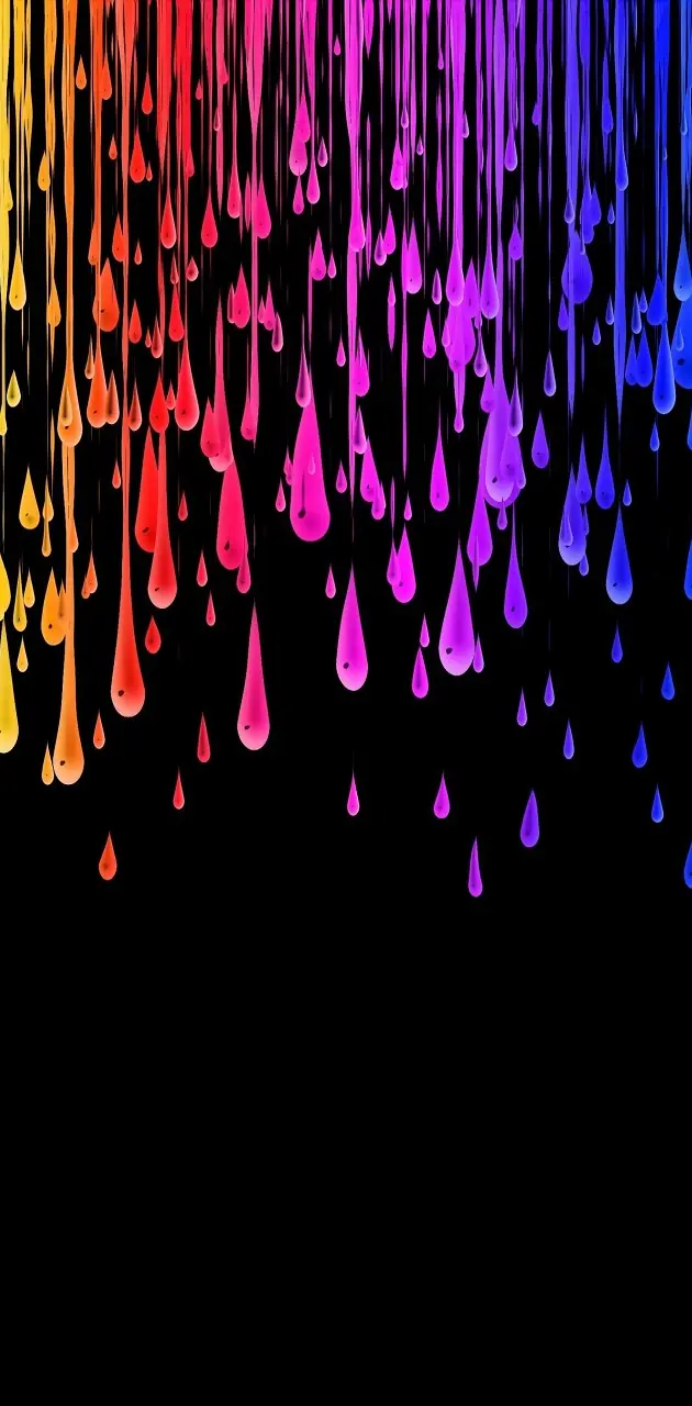 rainbow drips wallpaper by EvAngelC83 - Download on ZEDGE™