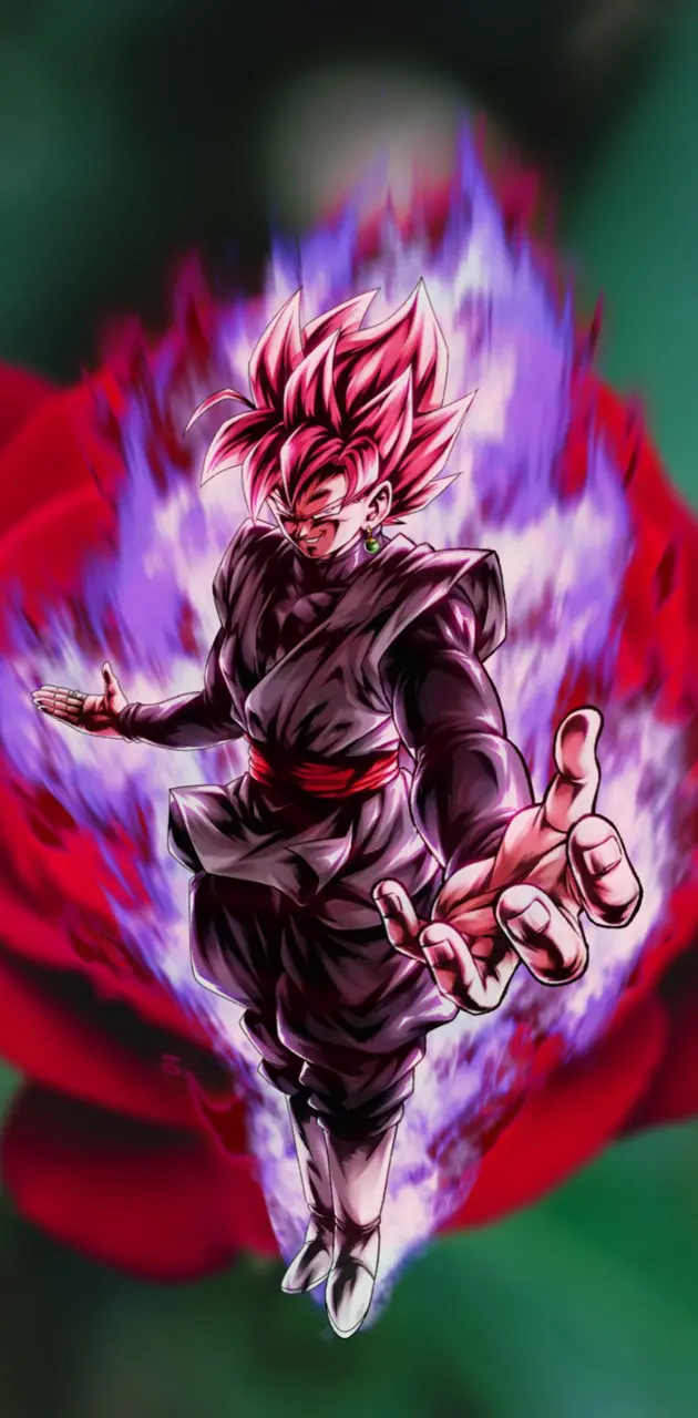 Goku black profile pink