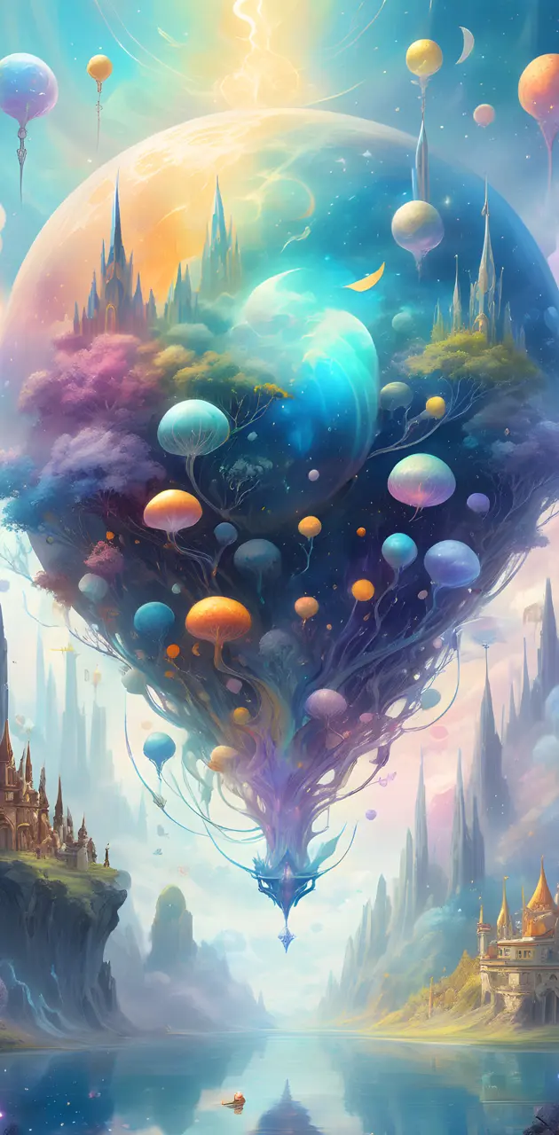 Balloon City Floating in the universe