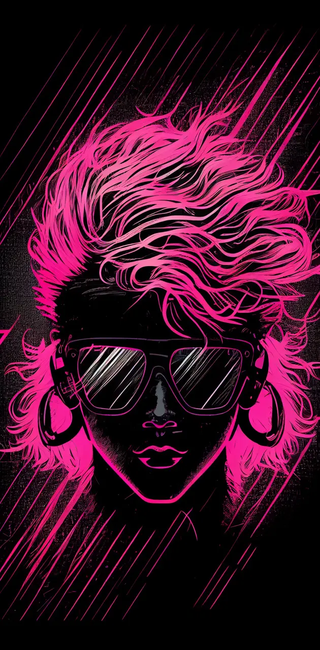 Pink Punk in glasses