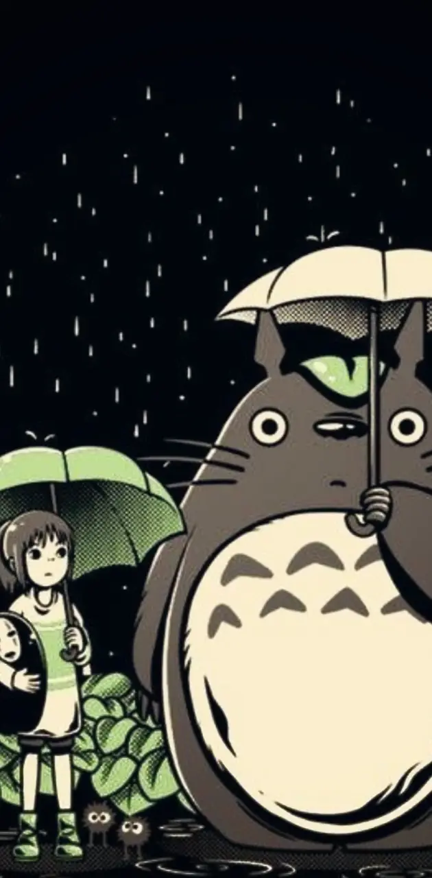 Totoro Rain