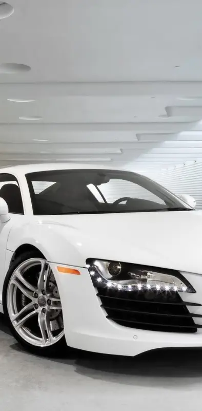 White Audi R8