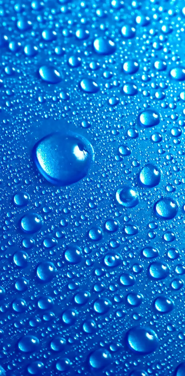 raindrops blue