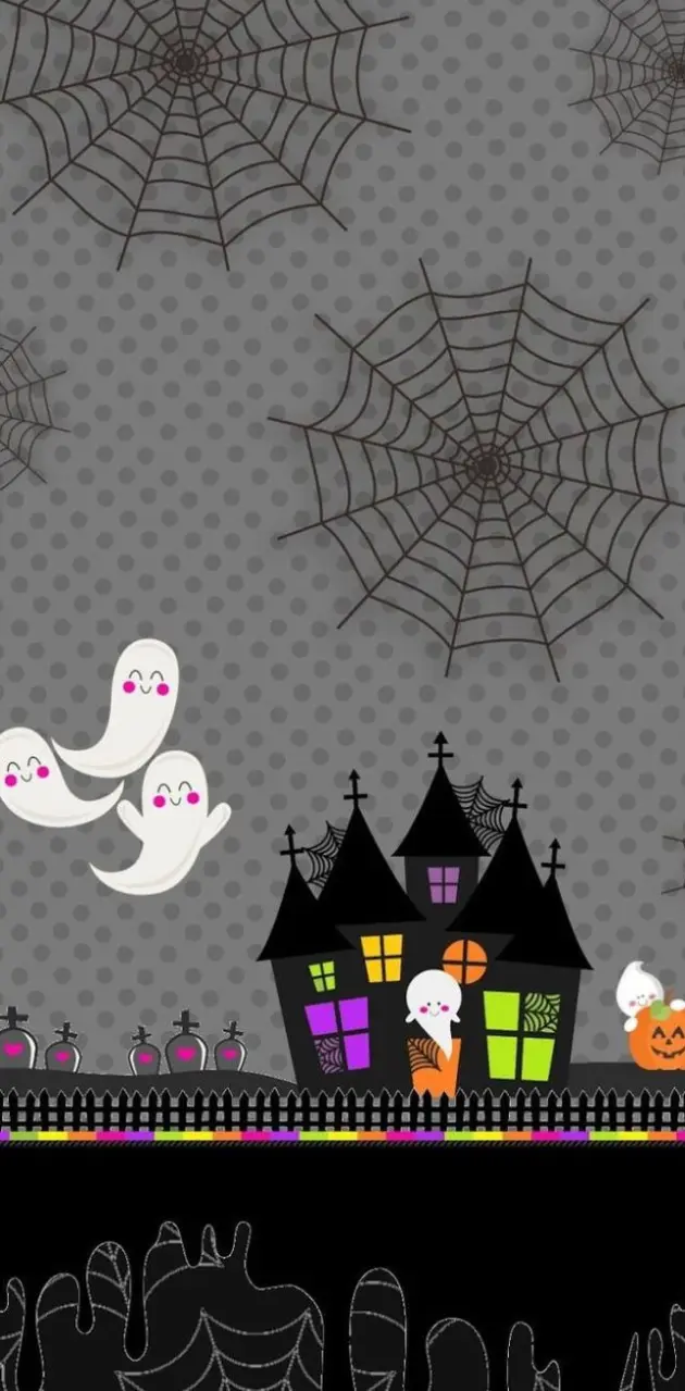 Halloween cute ghost