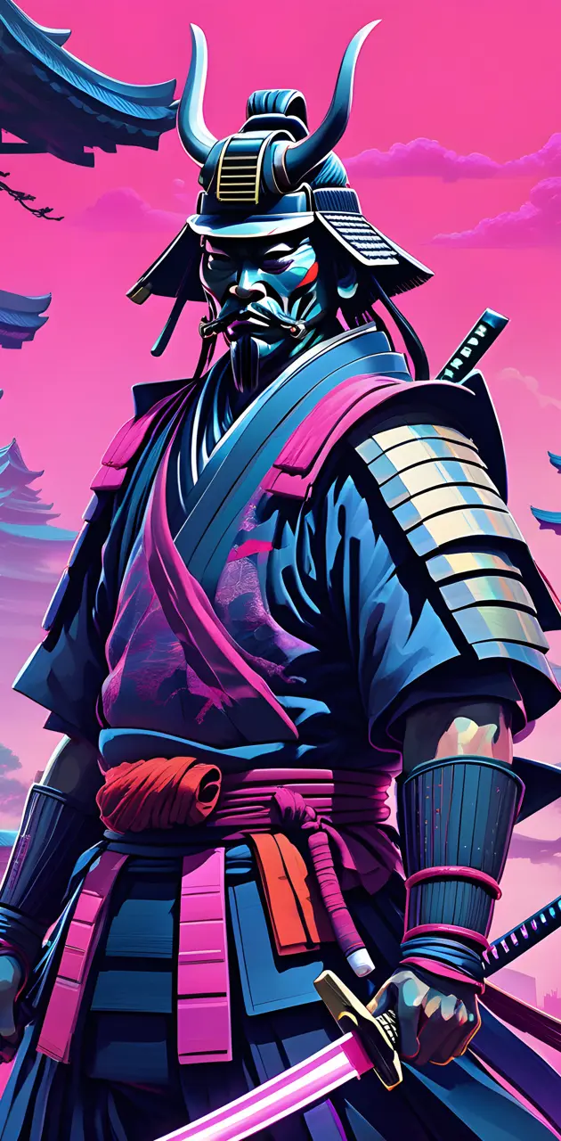 Vaporwave Samurai