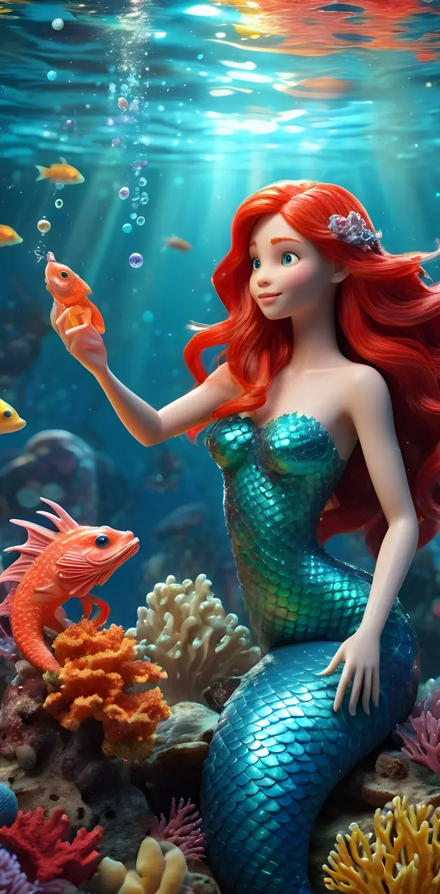 Mermaid with Water Dragon