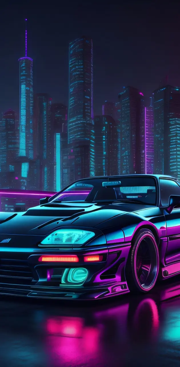 Supra in neon city wallpaper by arsh3311 - Download on ZEDGE™ | 4621