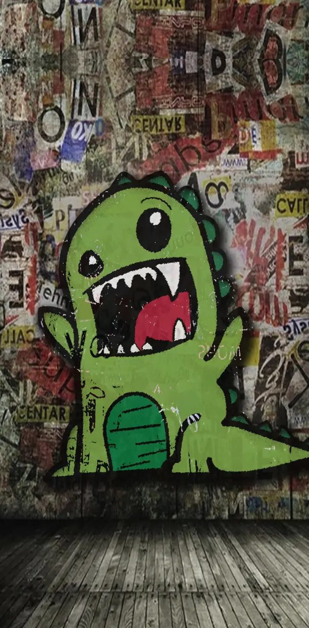 Monster graffiti
