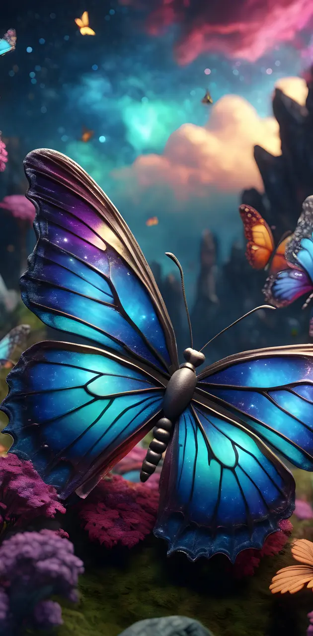 Jewel Toned Butterflies