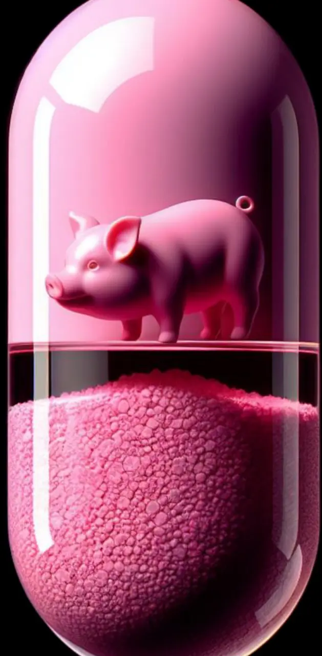 Pink Pig Capsule