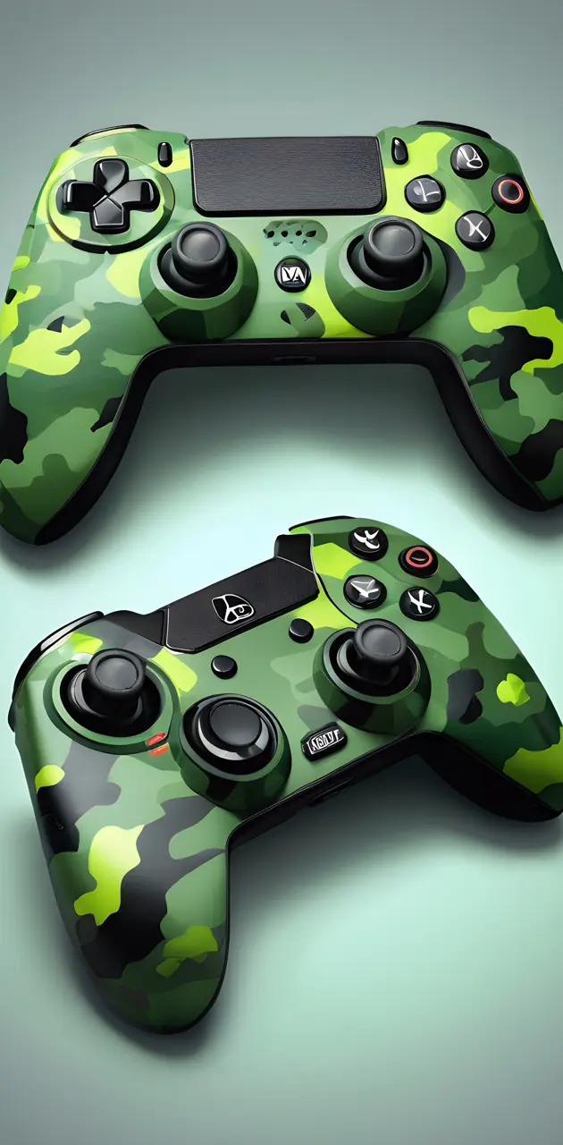 Camo green duel contollers
