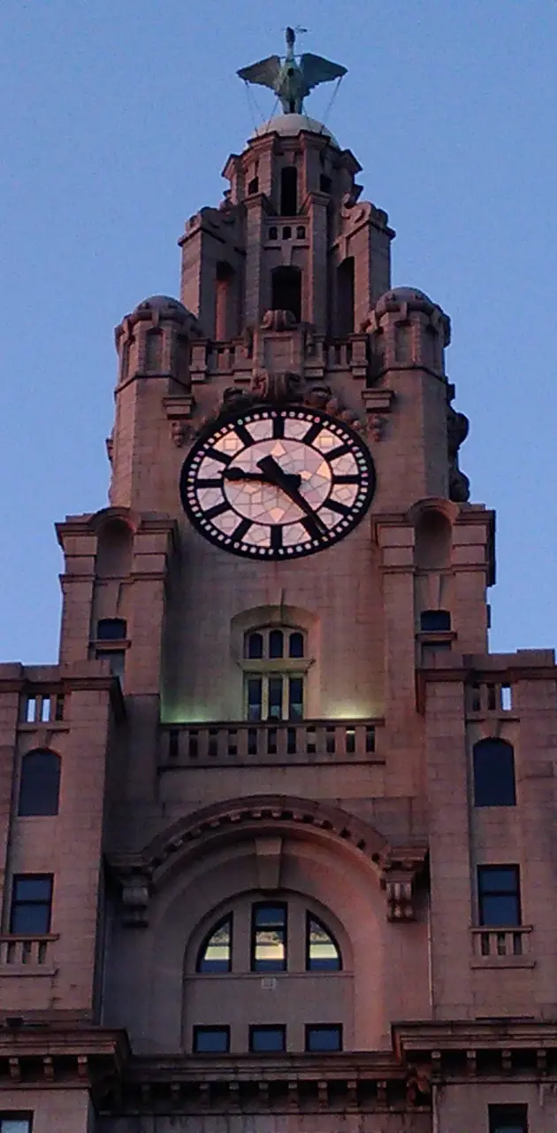 Dusk in Liverpool 