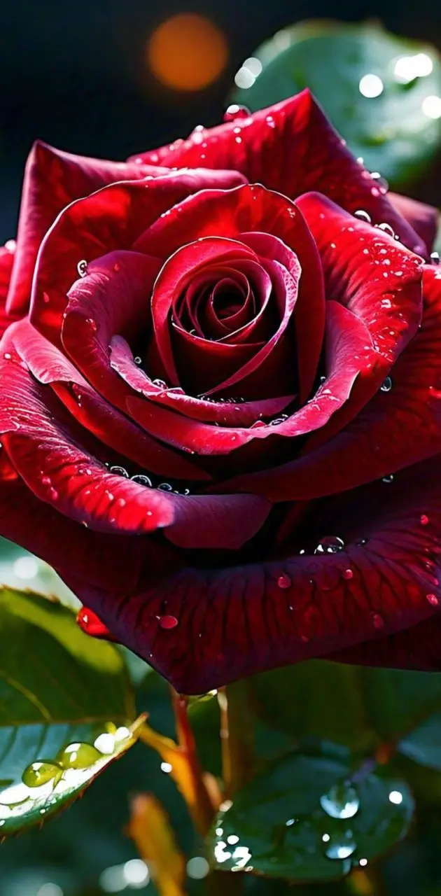 Red Rose Flower Phone Wallpaper 