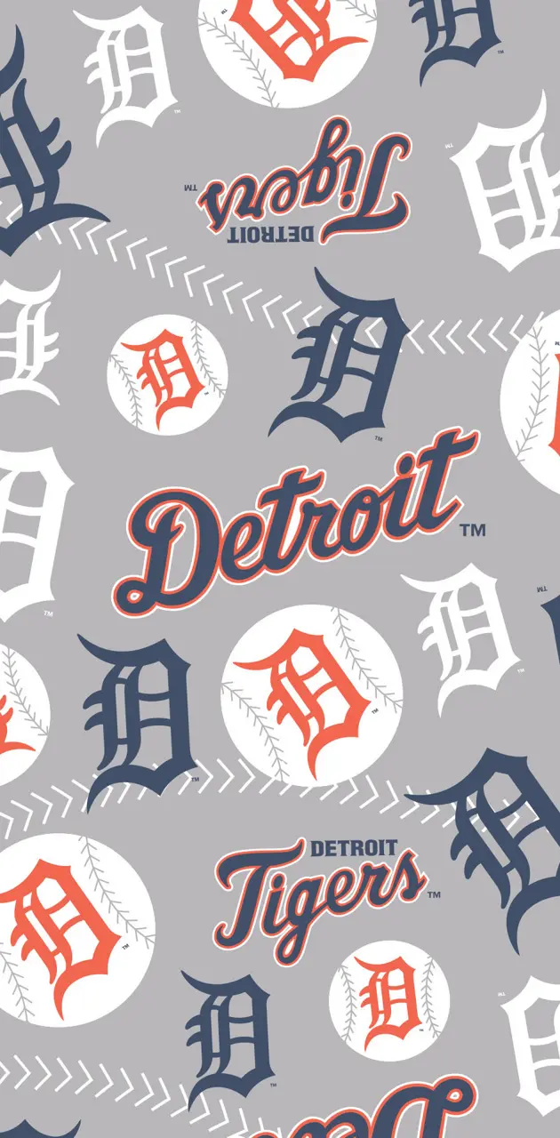 Download Detroit Tigers Rounded Logo Wallpaper