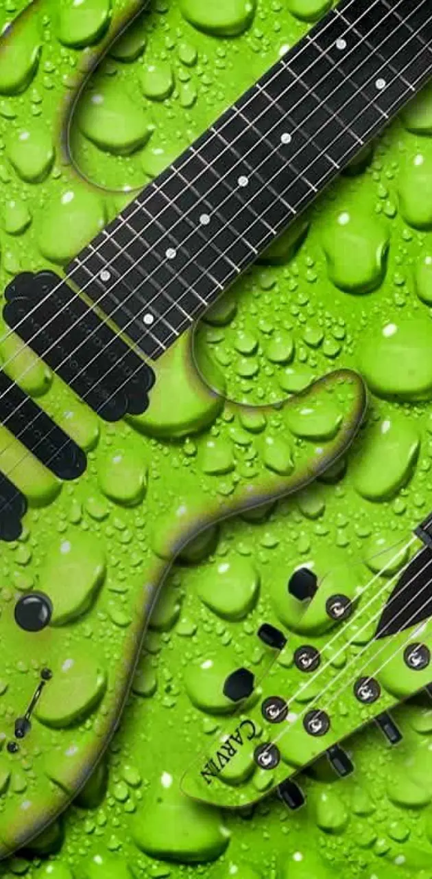 Guitar in Green