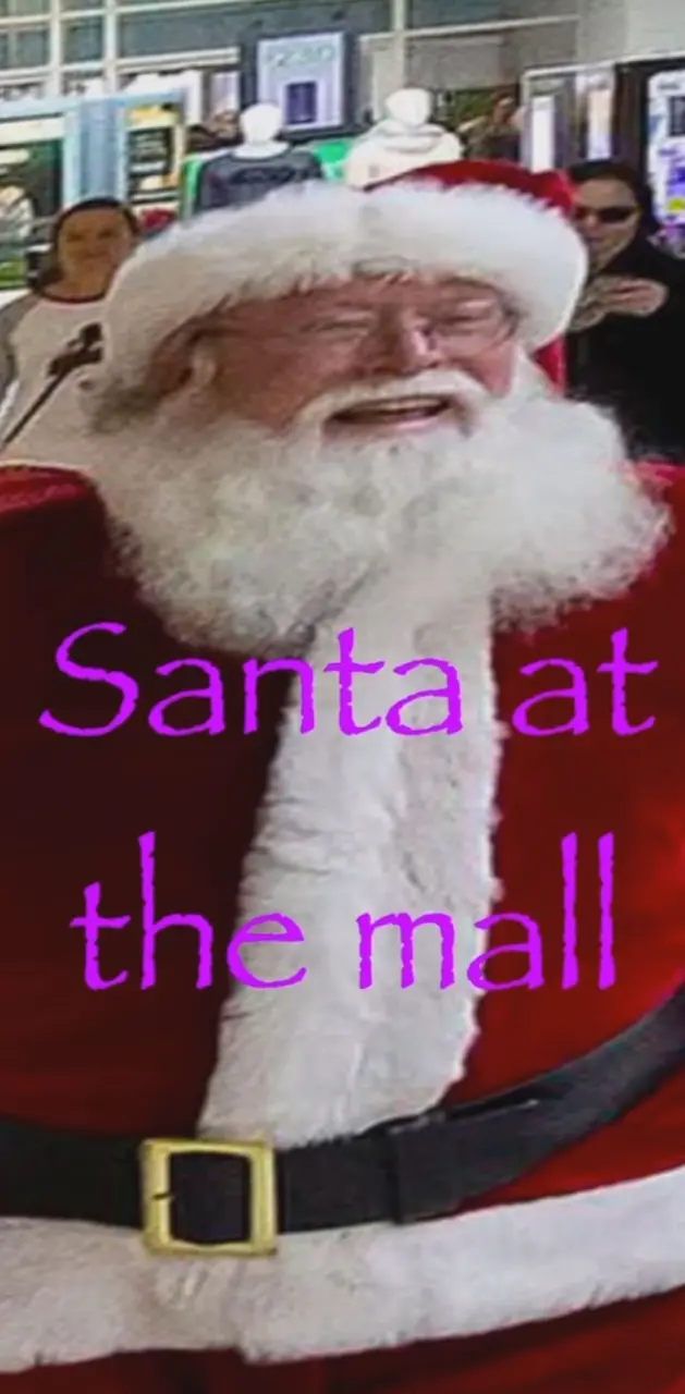 Santa at the mall