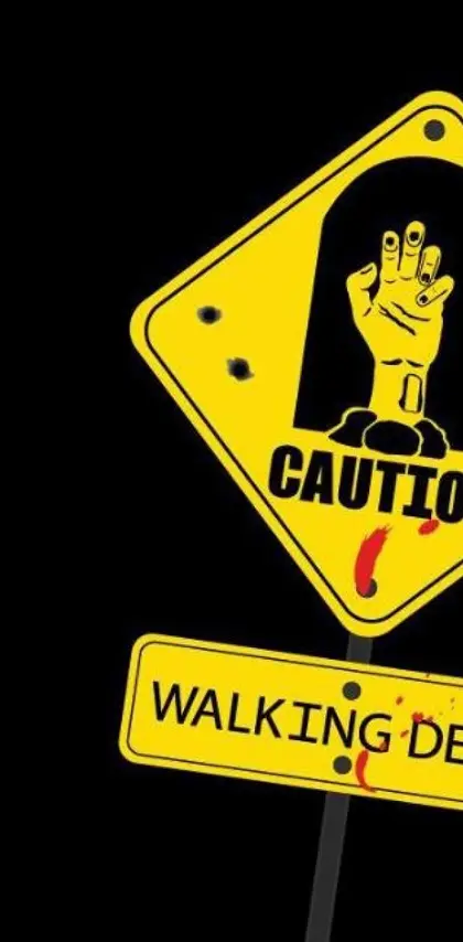 Caution Walking Dead