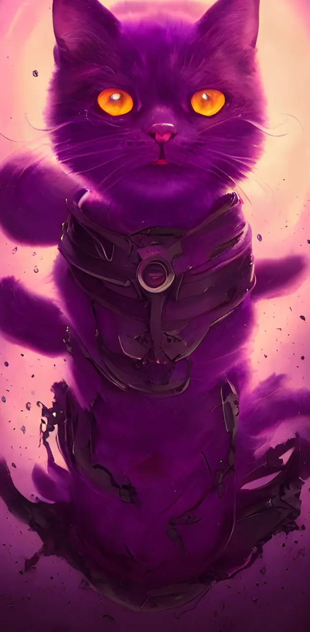 Cosmic Purple Cat