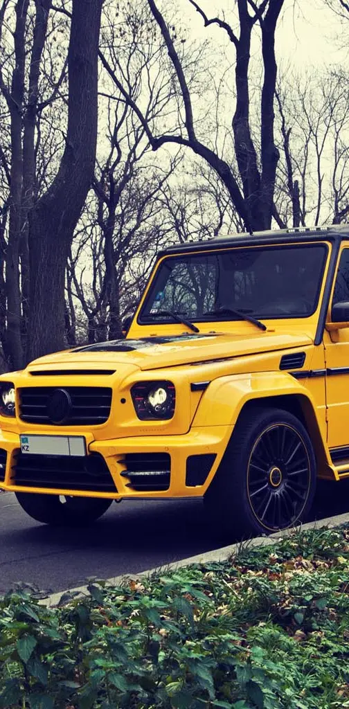 Mercedes yellow