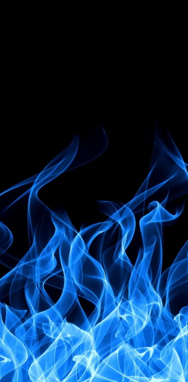 blue fire iphone wallpaper