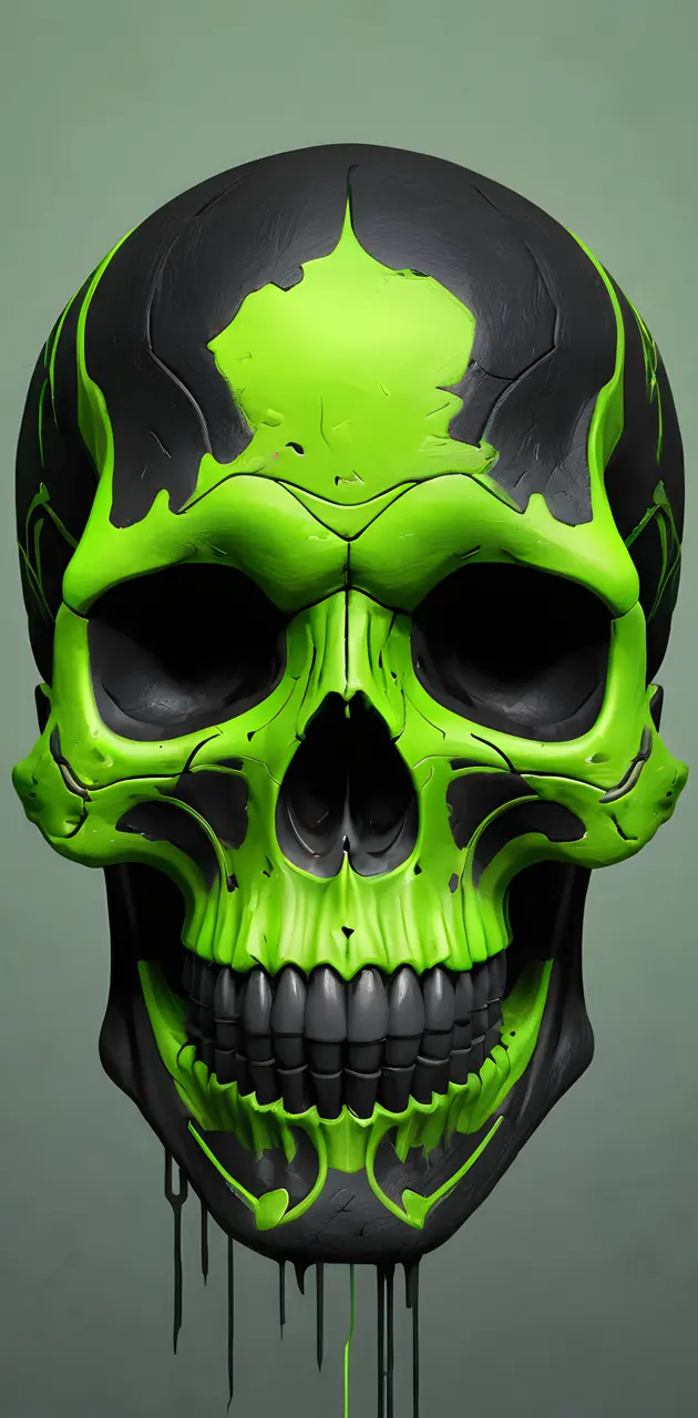 Radioactive skull