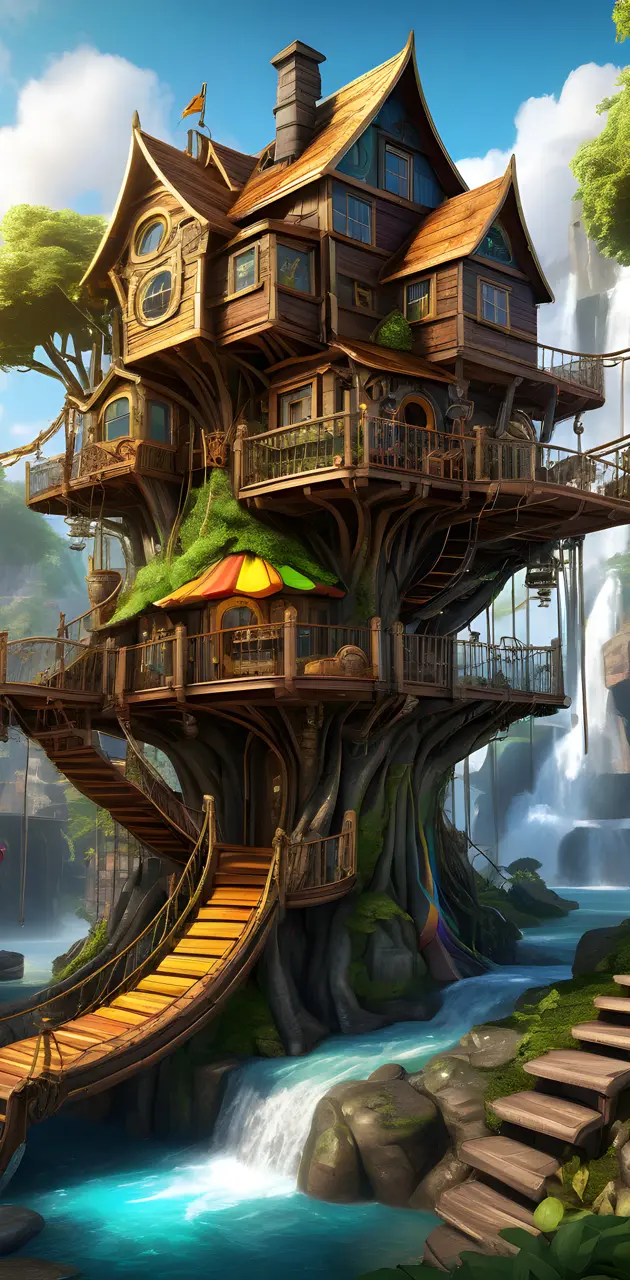 steampunk treehouse